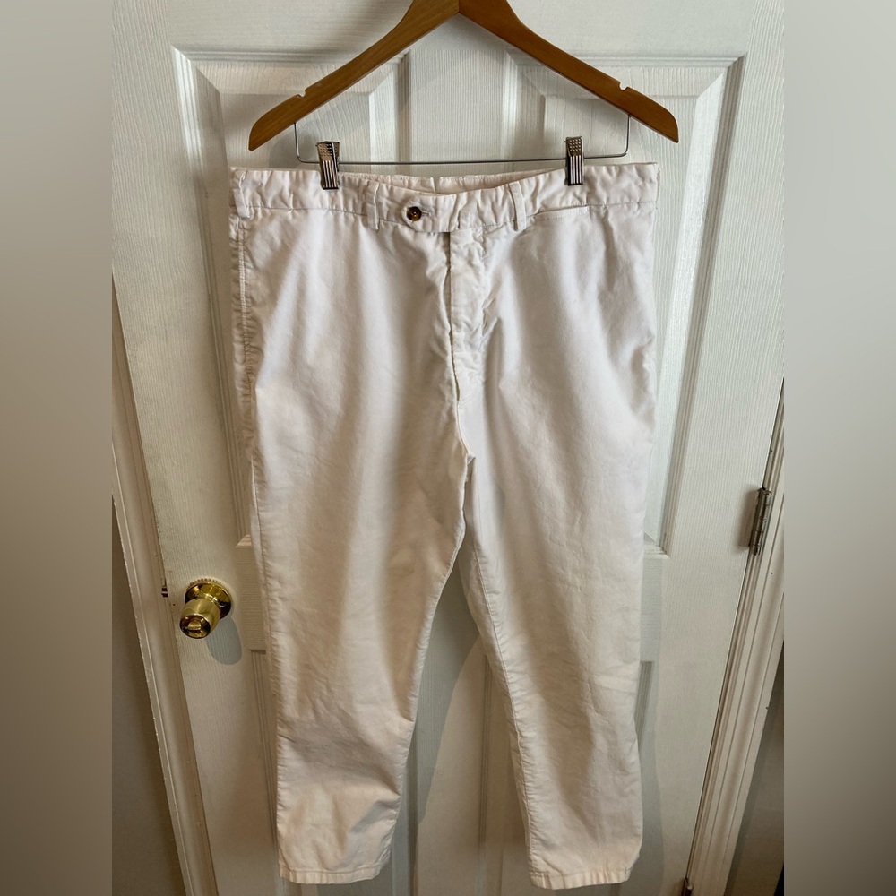 Loro Piana Mens White Pants Size 56 (US 40)